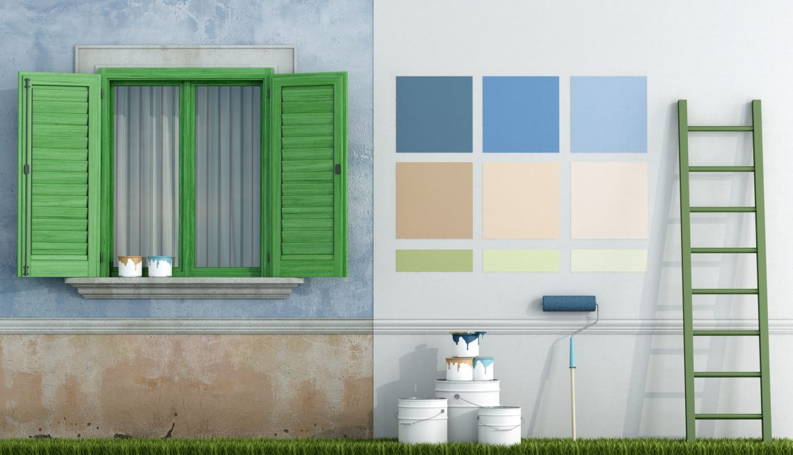 exterior house paint palette