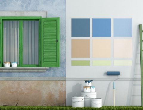 exterior house paint palette